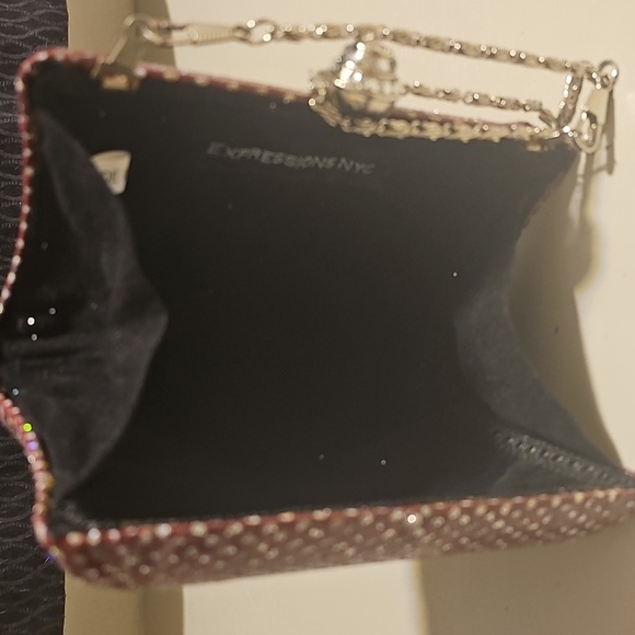 Expressions NYC Glitter Mini Evening Clutch - Picture 5 of 5